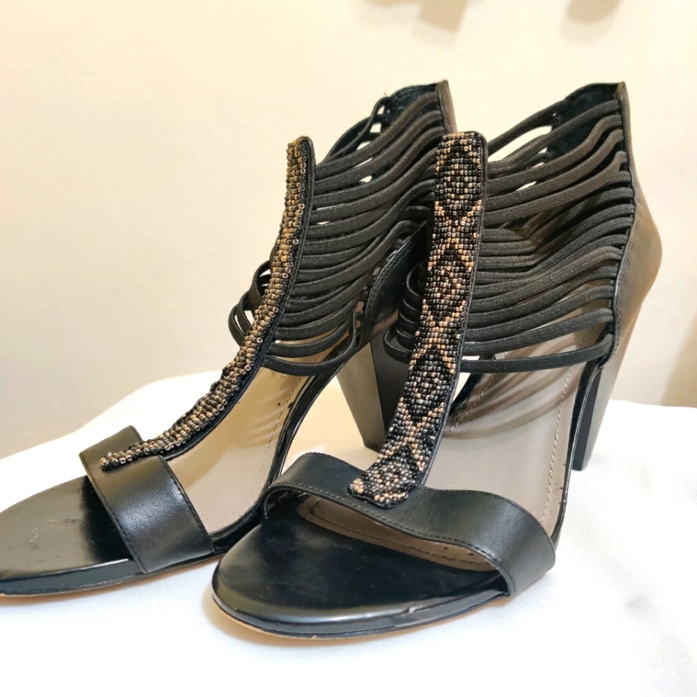 Vince Camuto Black Heeled Sandals